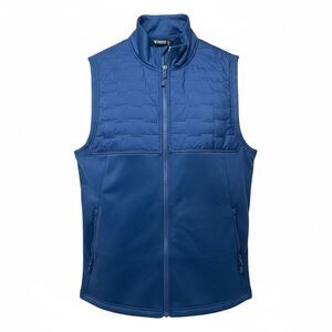 NWOT Levelwear Milo Golf Dark Blue Quilted Insulated Vest Men's Medium